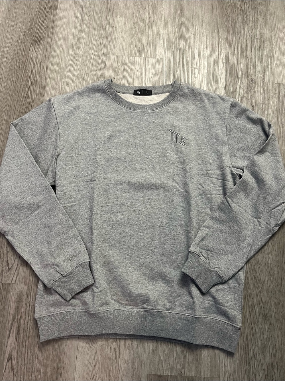 005–Men's Crewneck Sweatshirt - Light Gray